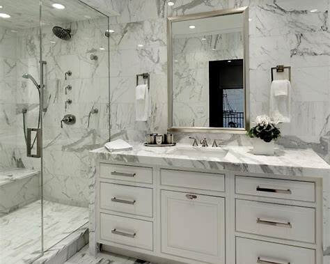 High-quality marble tile surface with natural veining, ideal for elegant flooring and wall applications in modern interiors