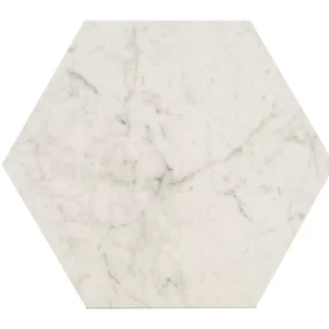 MY10HEX89KMT Mythique Marble Altissimo 8"HEX Matte