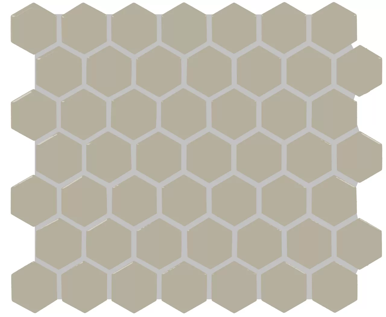Color Wheel Mosaic Architectural Gray Hexagon