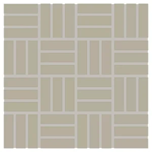 Color Wheel Mosaic Architectural Gray Lattice Weave