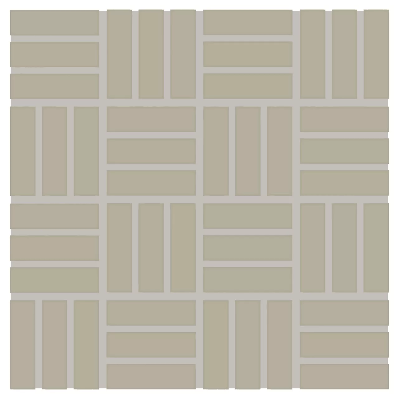 Color Wheel Mosaic Architectural Gray Lattice Weave
