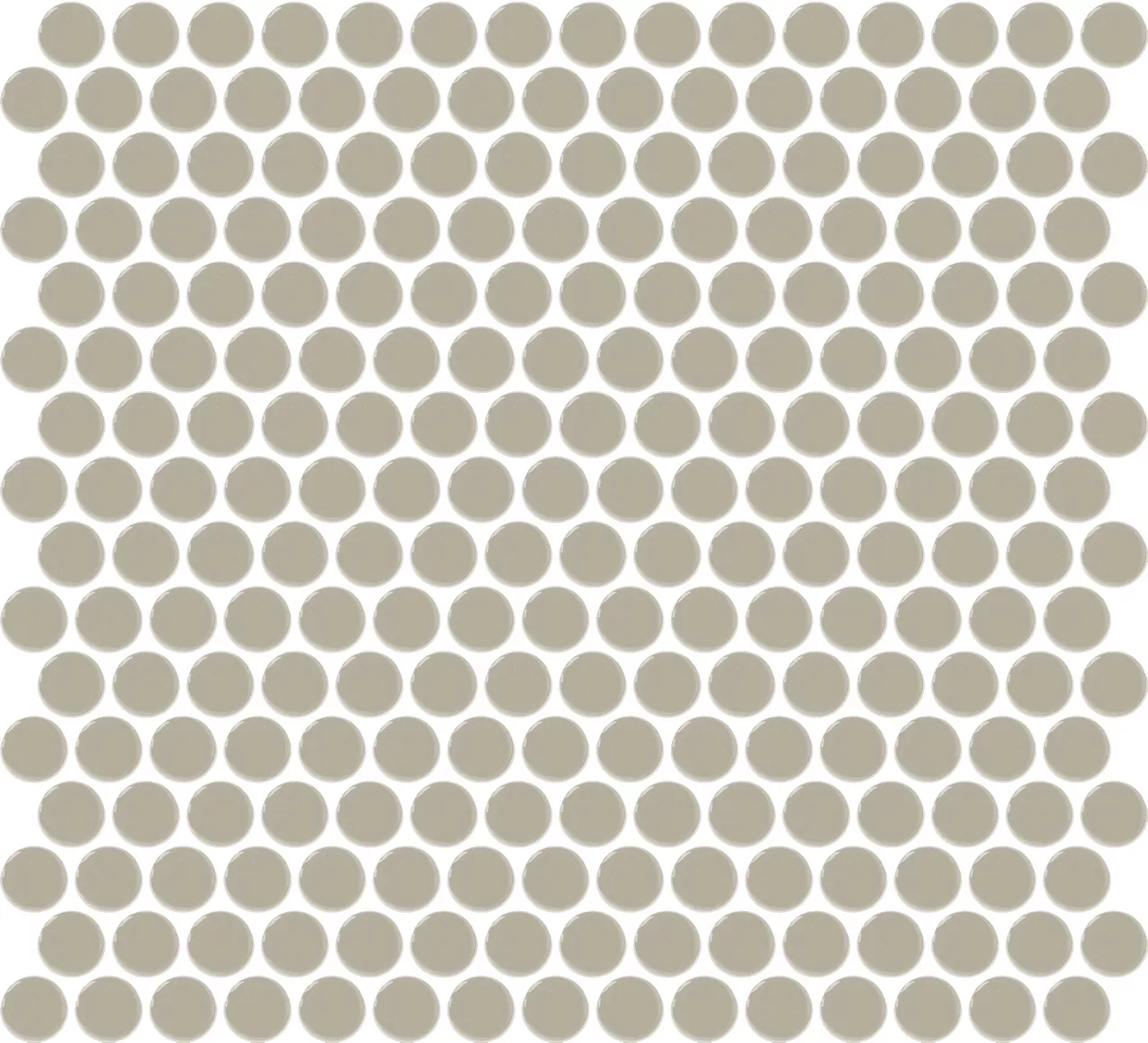 Color Wheel Mosaic Architectural Gray Penny Rounds
