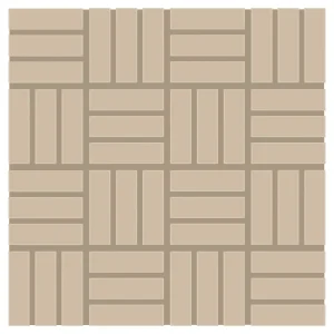 Color Wheel Mosaic Urban Putty Lattice Weave