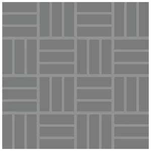 Color Wheel Mosaic Suede Gray Lattice Weave