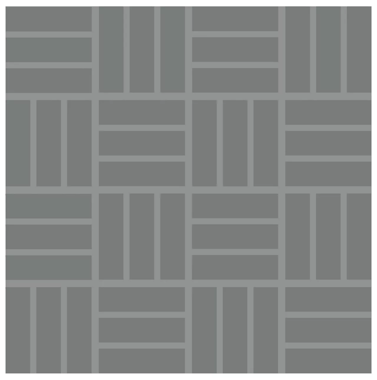 Color Wheel Mosaic Suede Gray Lattice Weave