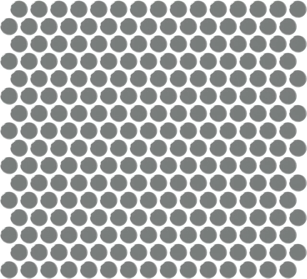 Color Wheel Mosaic Suede Gray Penny Rounds