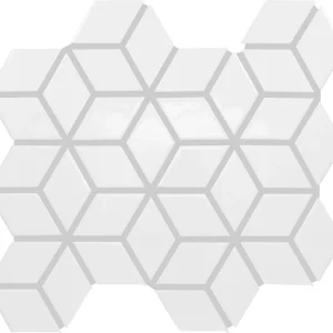 Color Wheel Retro Arctic White 3D Cube