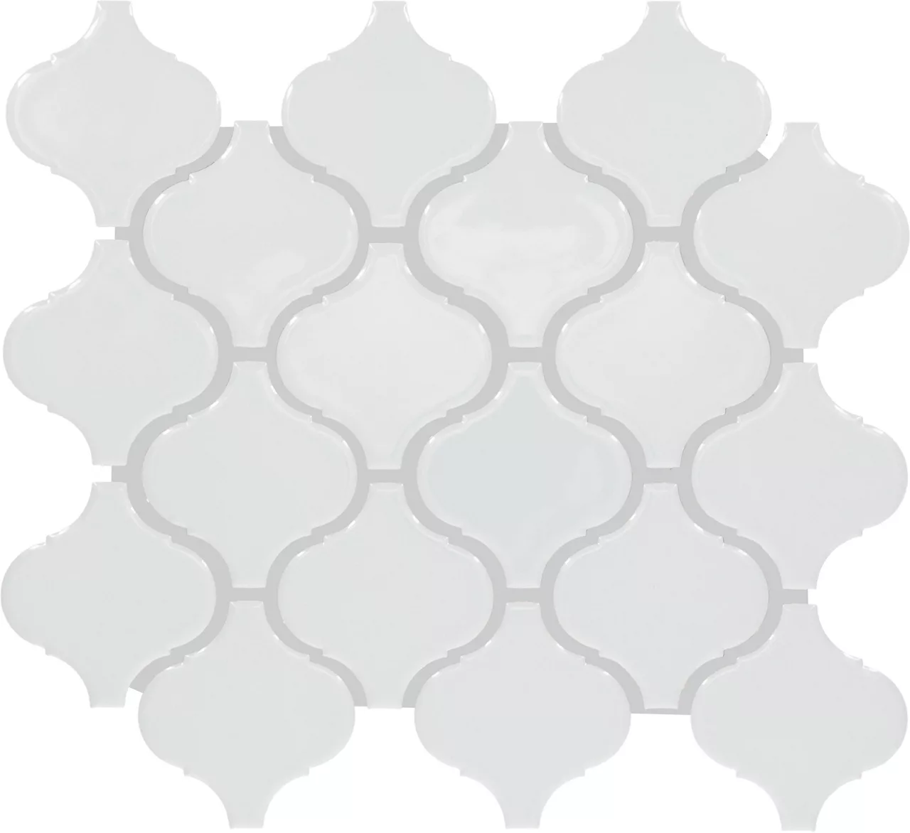 Color Wheel Retro Arctic White Arabesque