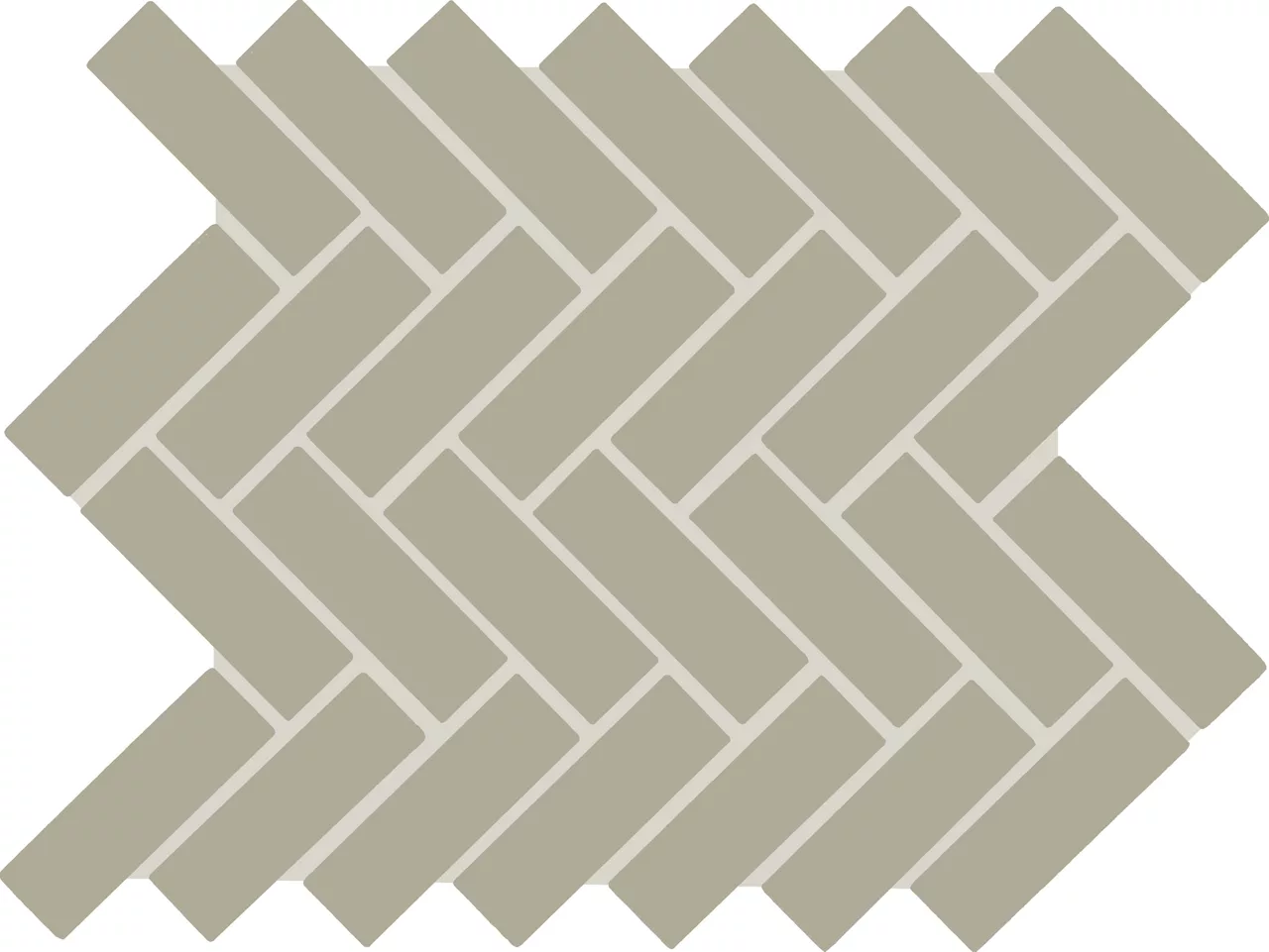 Color Wheel Mosaic Matte Architectural Gray Herringbone