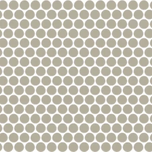 Color Wheel Mosaic Matte Architectural Gray Penny Rounds