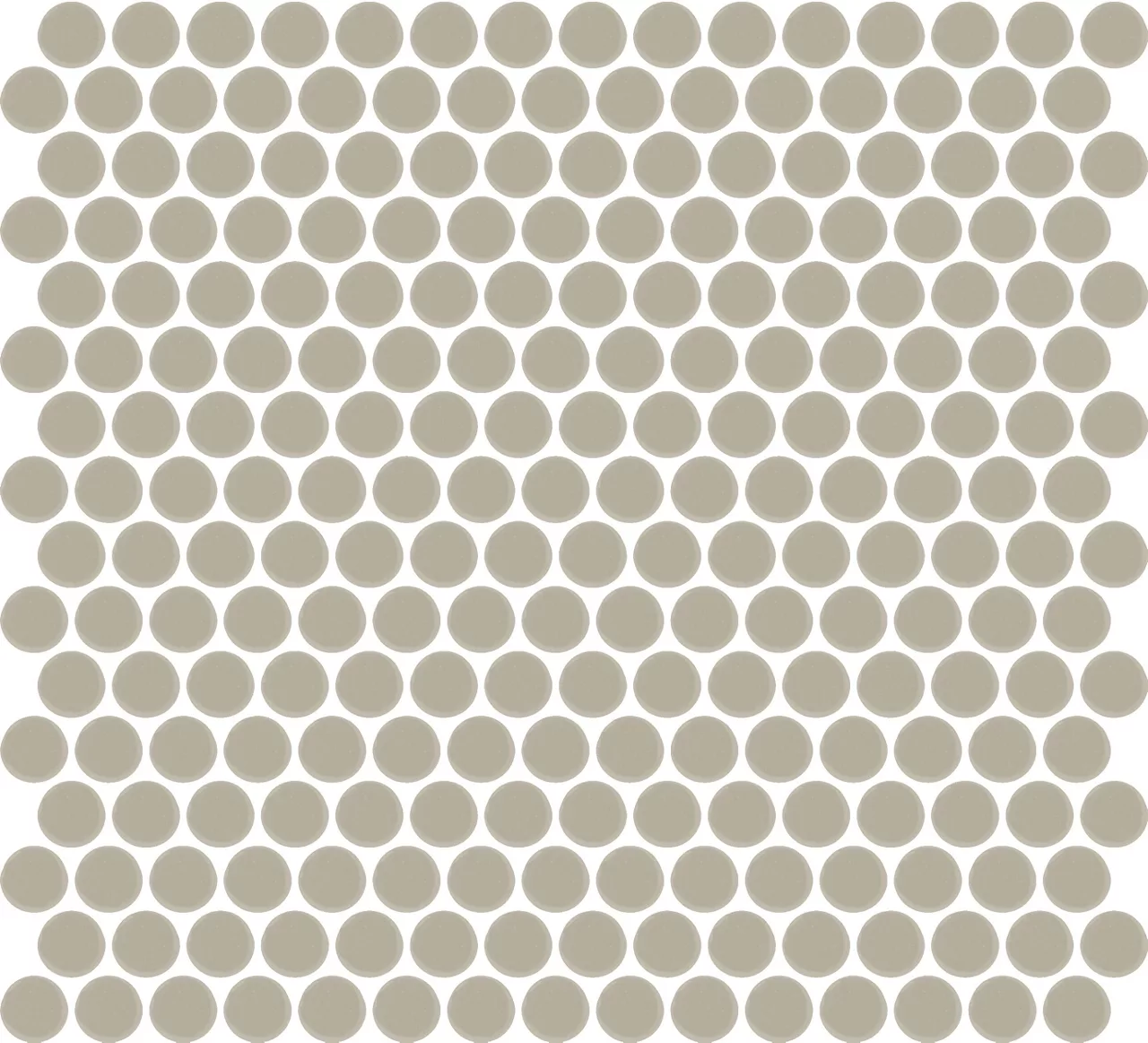 Color Wheel Mosaic Matte Architectural Gray Penny Rounds