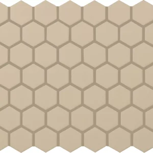 Color Wheel Mosaic Matte Urban Putty Hexagon