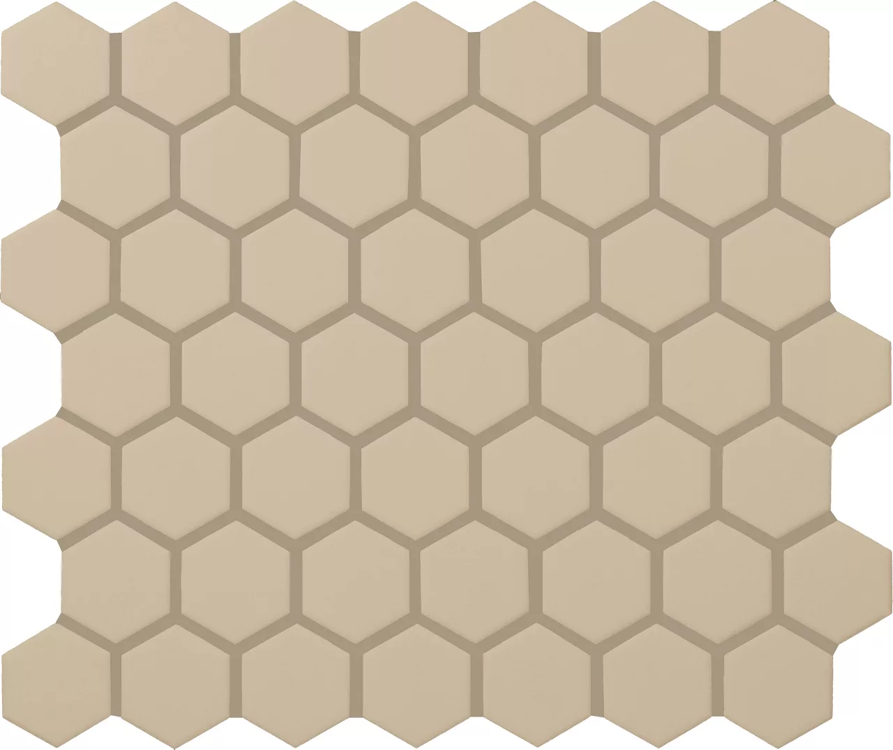 Color Wheel Mosaic Matte Urban Putty Hexagon