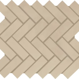 Color Wheel Mosaic Matte Urban Putty Herringbone