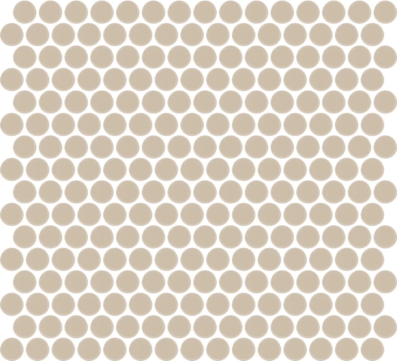 Color Wheel Mosaic Matte Urban Putty Penny Rounds