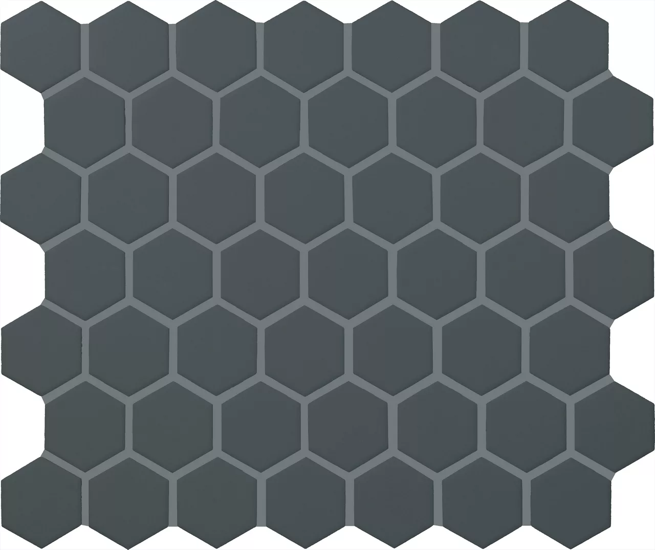 Color Wheel Mosaic Matte Chalkboard Hexagon