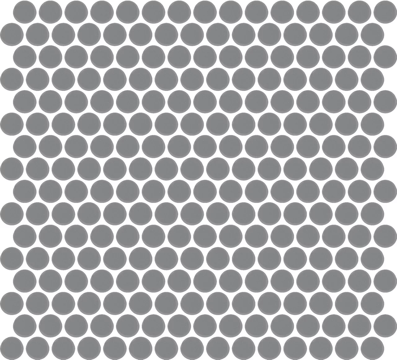 Color Wheel Mosaic Matte Suede Gray Penny Rounds