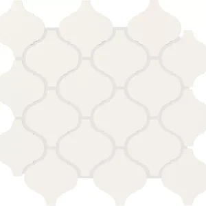 Color Wheel Retro Matte Arctic White Arabesque
