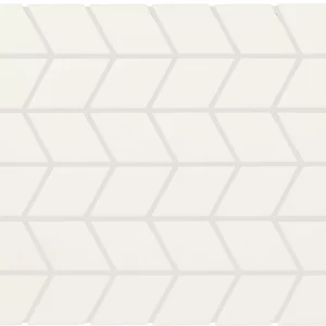 Color Wheel Retro Matte Arctic White Chevron