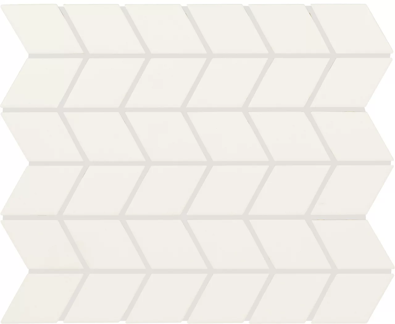 Color Wheel Retro Matte Arctic White Chevron