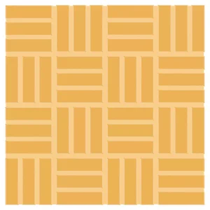 Color Wheel Mosaic Mustard Lattice Weave
