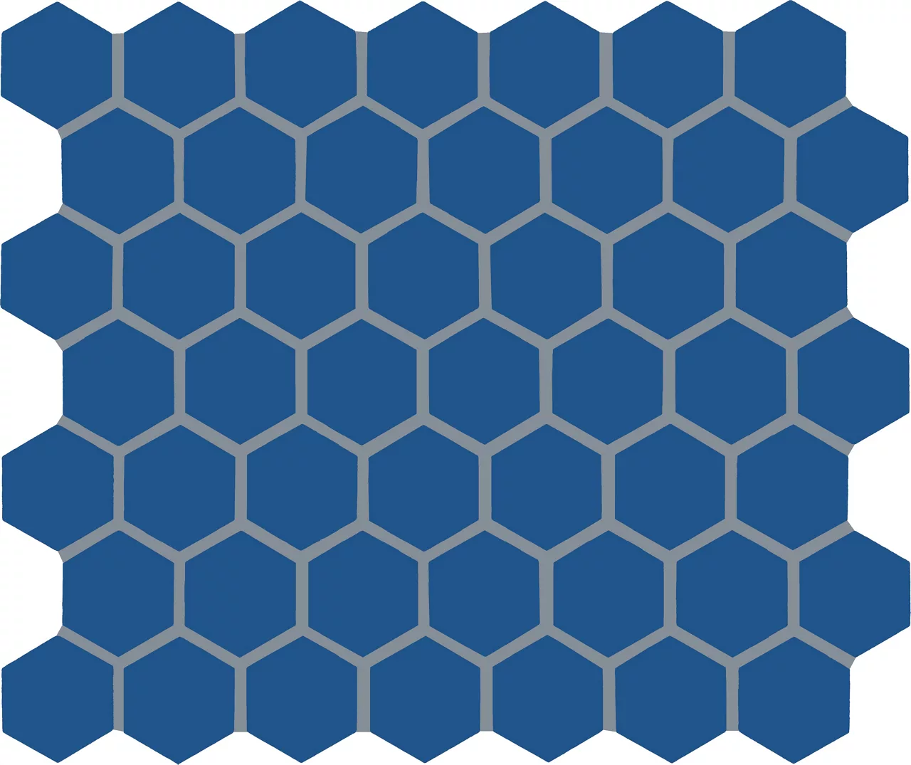Color Wheel Mosaic Sea Breeze Hexagon