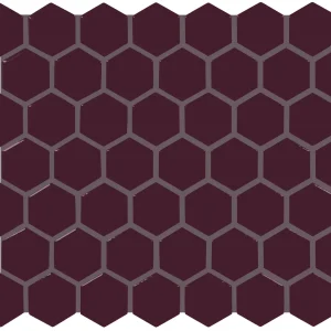 Color Wheel Mosaic Plum Crazy Hexagon