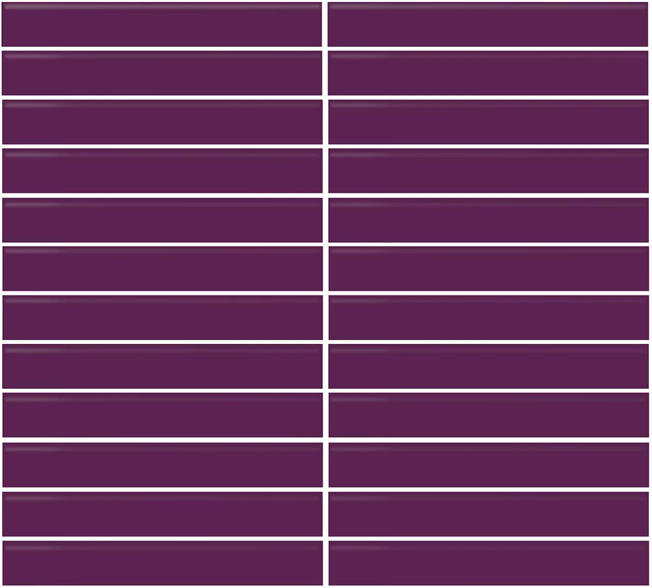 Color Wheel Mosaic Plum Crazy Straight Joint