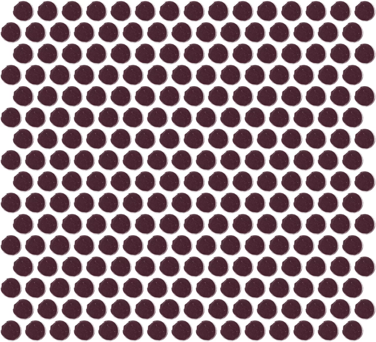 Color Wheel Mosaic Plum Crazy Penny Rounds