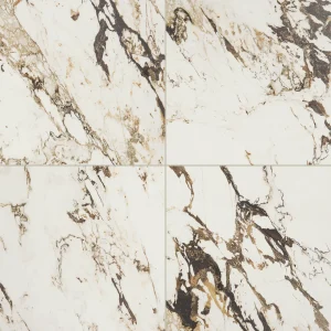 CM21SQU2424MT Panoramic Duet Calacatta Aries 24x24 Matte