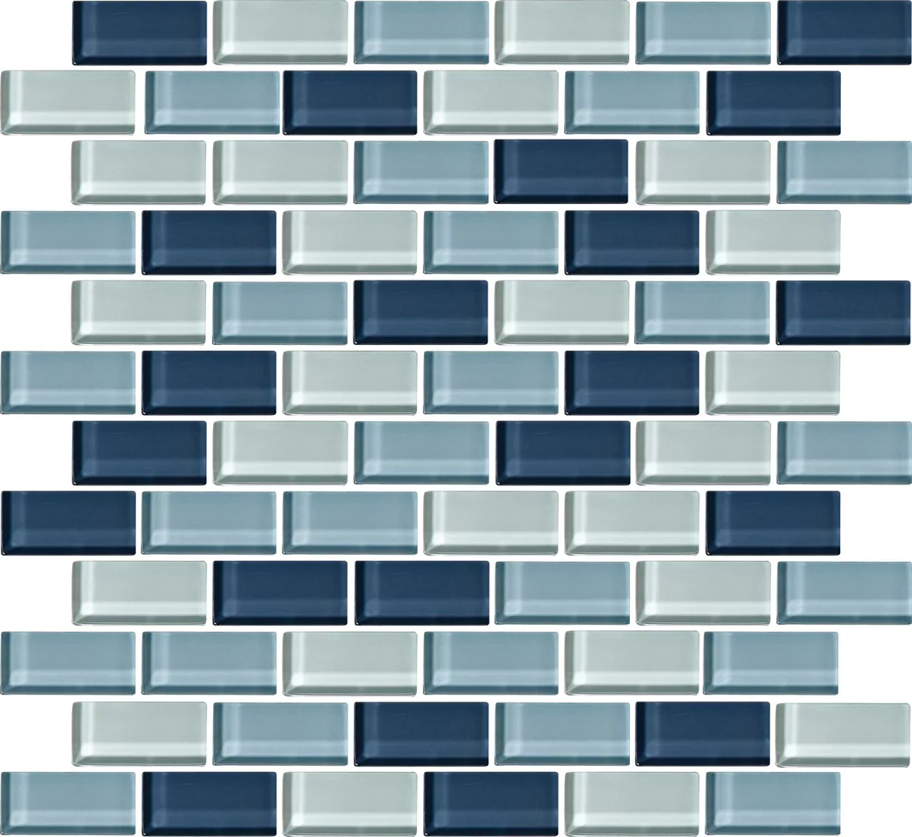 Color Wave Winter Blues Brick