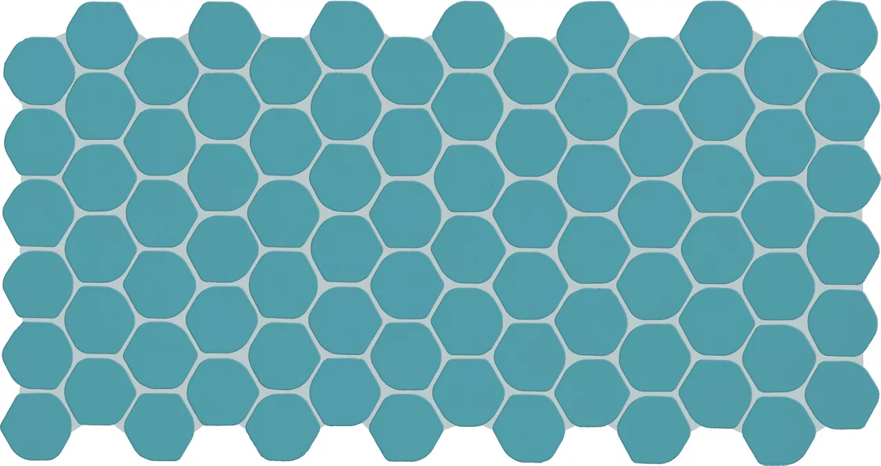 Keystones Ocean Blue Hexagon