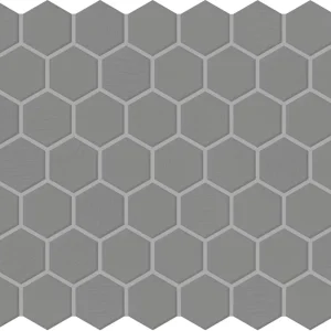 Keystones Suede Gray Hexagon