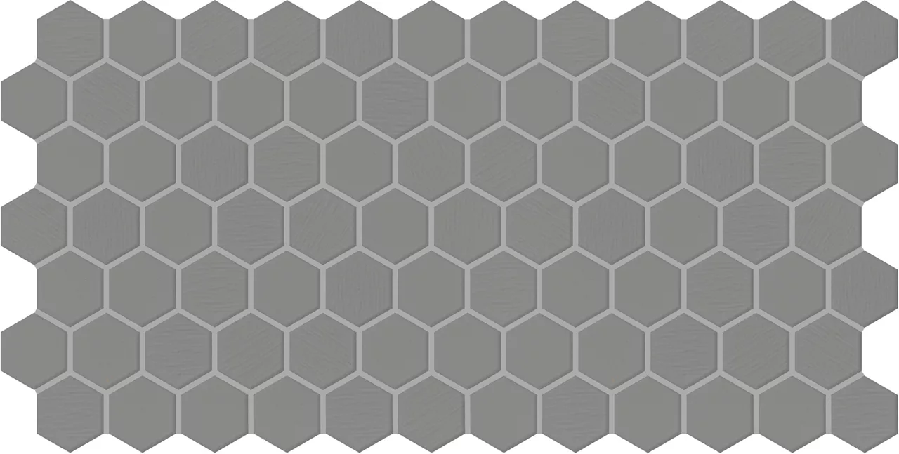 Keystones Suede Gray Hexagon