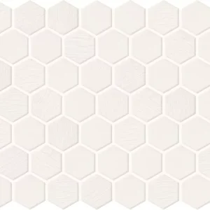 Keystones Arctic White Hexagon