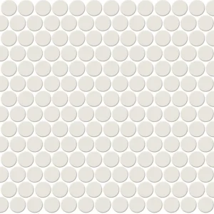 Keystones Arctic White Penny Rounds