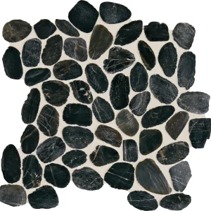 Decorative Accents Black River River Pebble
