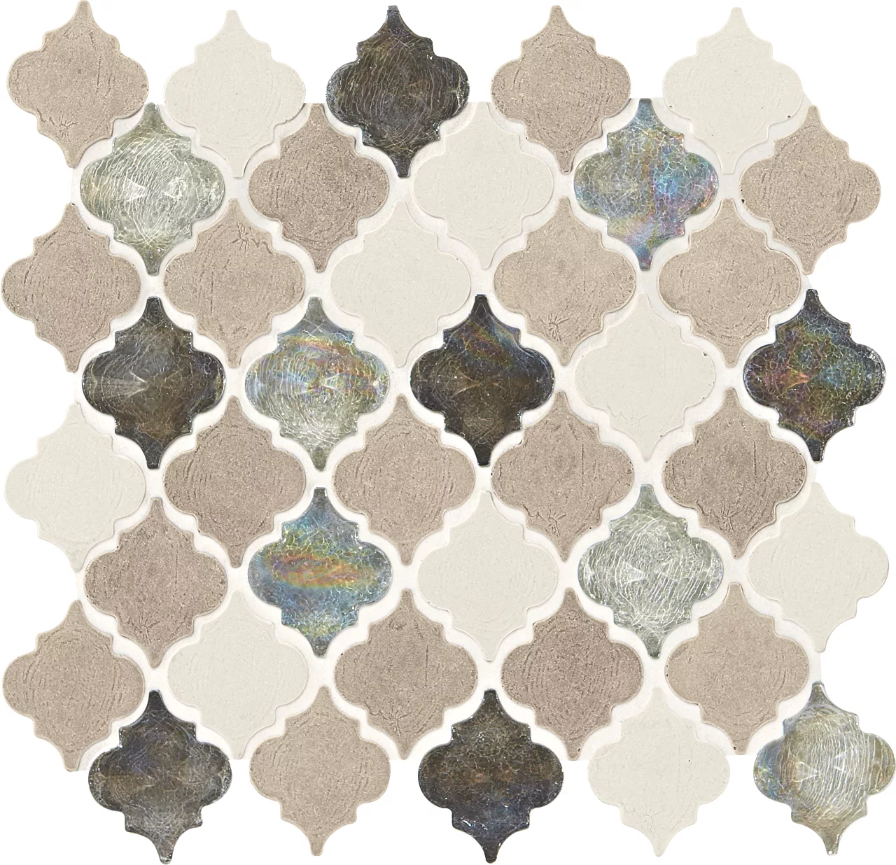 Decorative Accents Blanc Et Beige Baroque