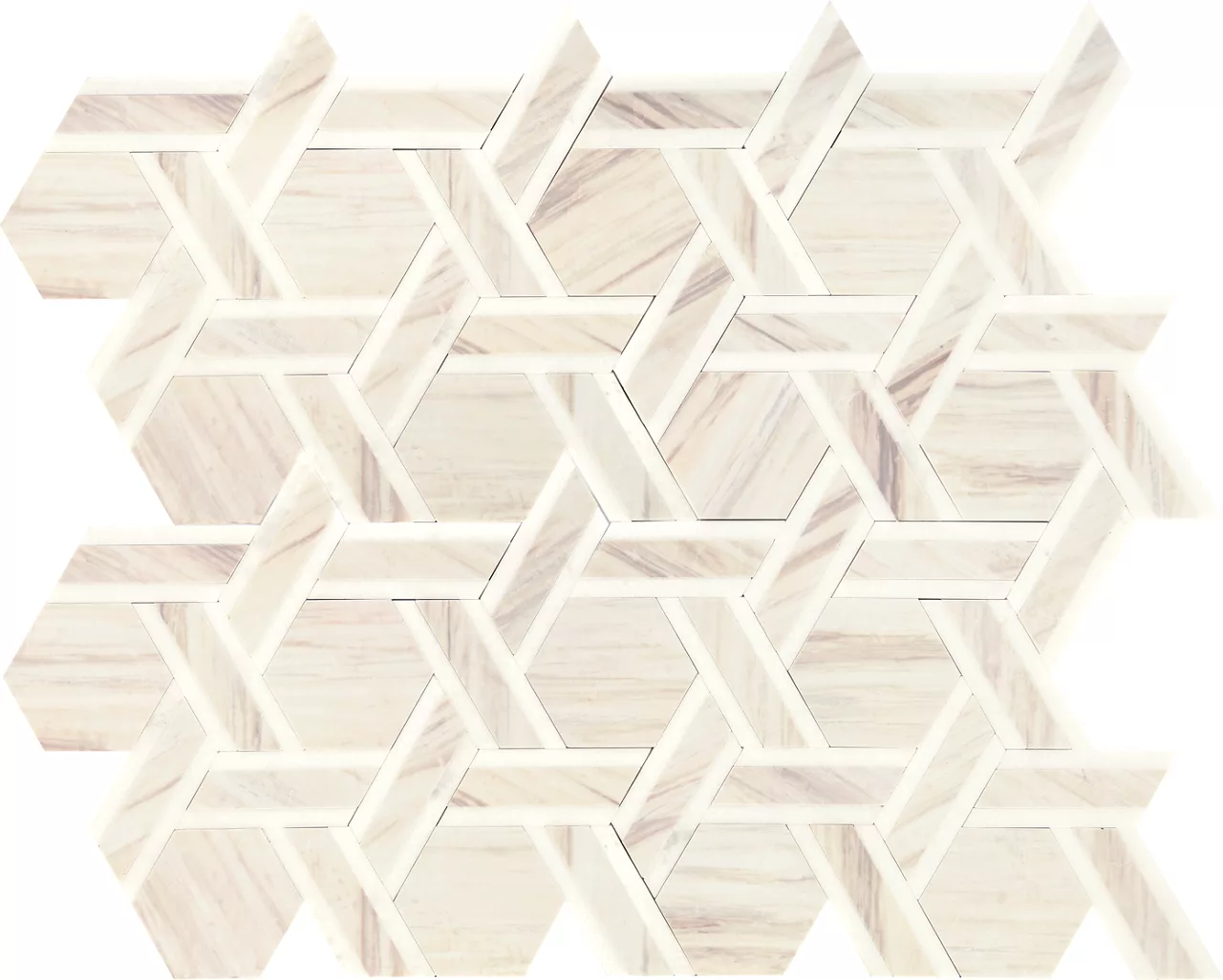 Fonte Pier White Blend Hexagon