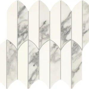 Eclessia Marble Arabescato Argento Blend Feather