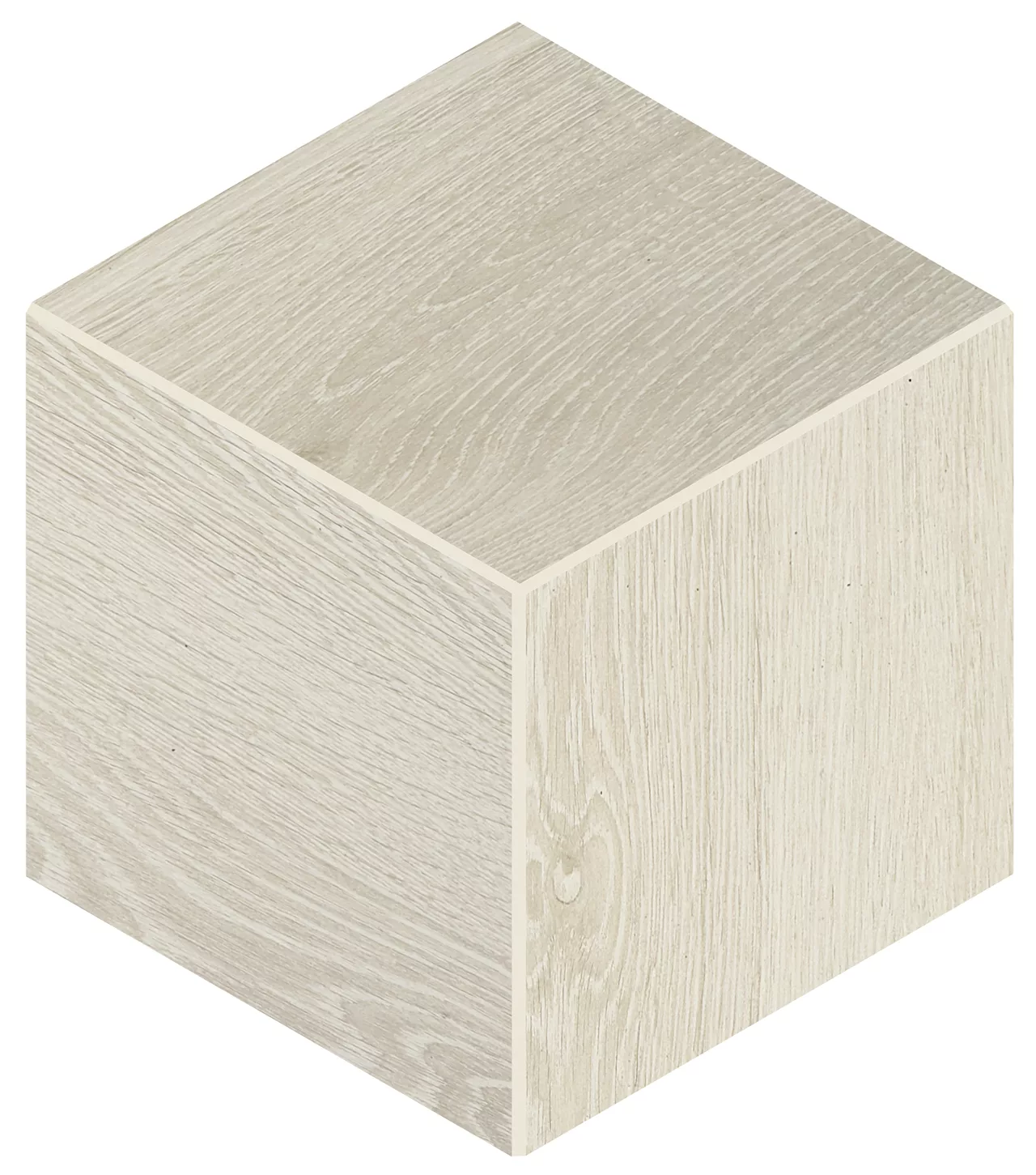 Emerson Wood Ash White 3D Cube