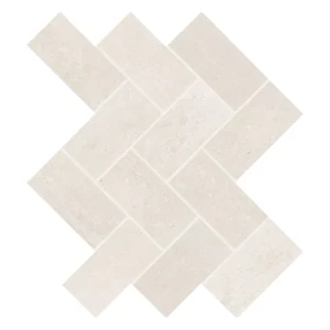 Advantage Aria White Herringbone