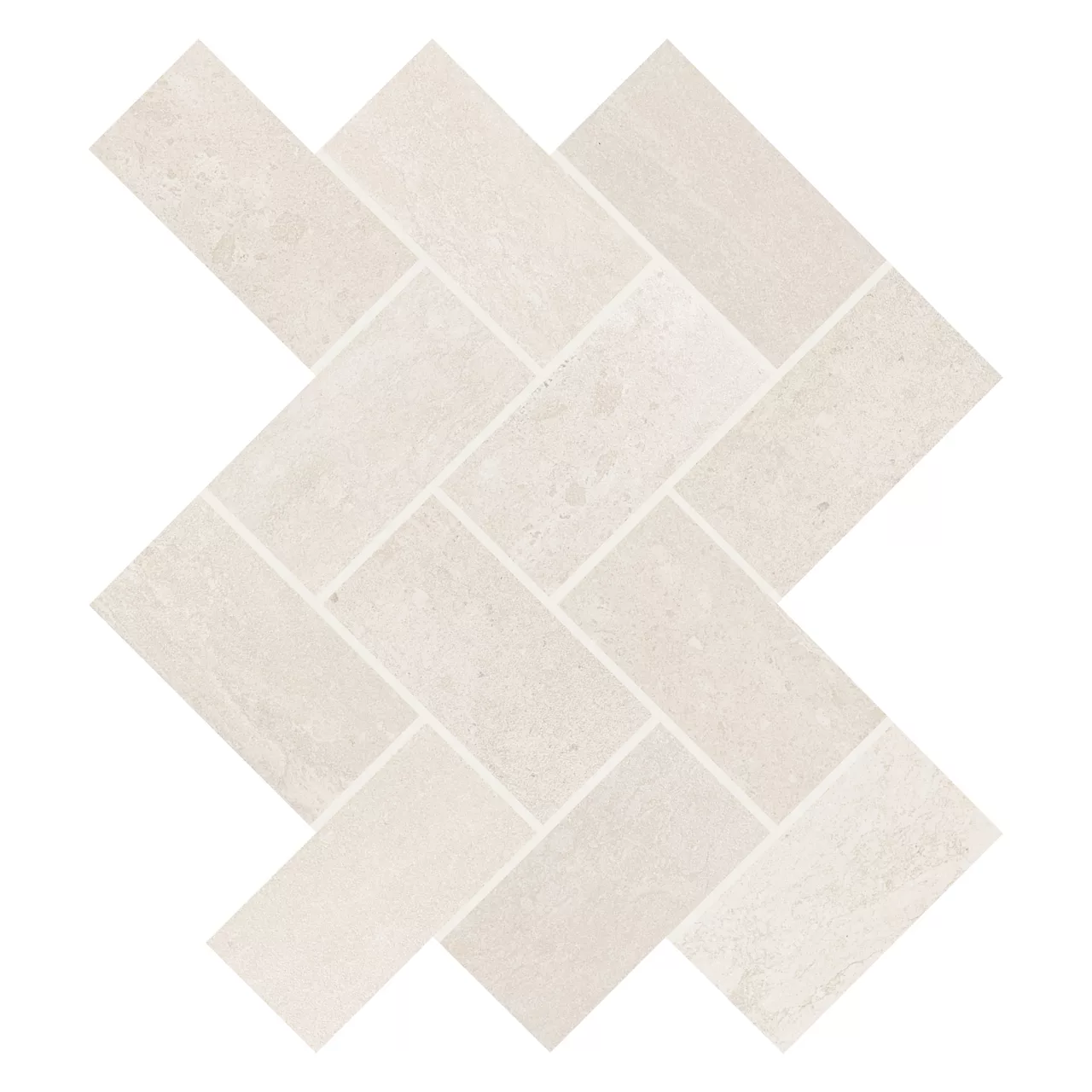 Advantage Aria White Herringbone