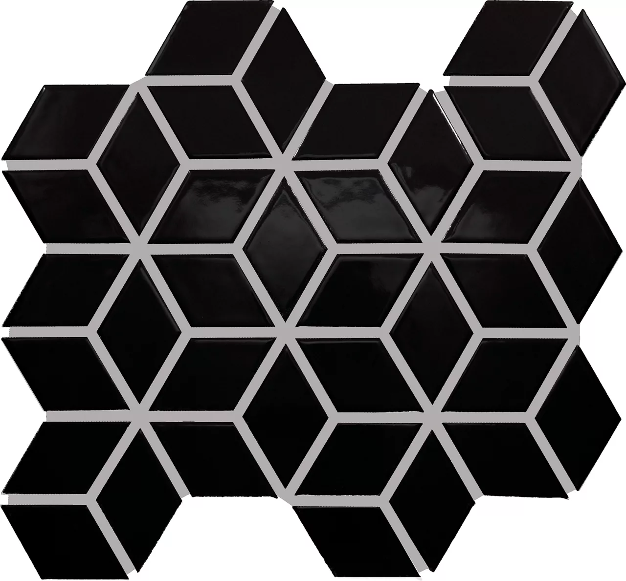 Color Wheel Retro Black 3D Cube