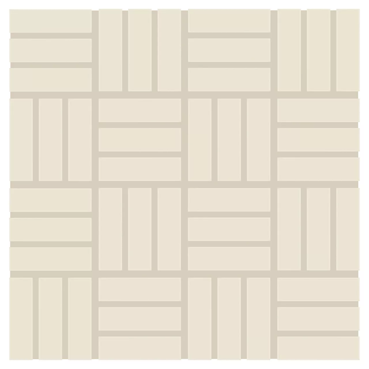 Color Wheel Mosaic Biscuit Lattice Weave