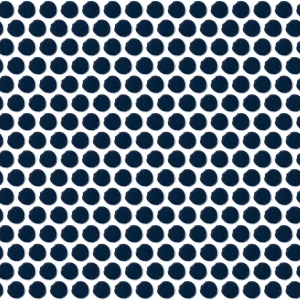 Color Wheel Mosaic Navy Penny Rounds