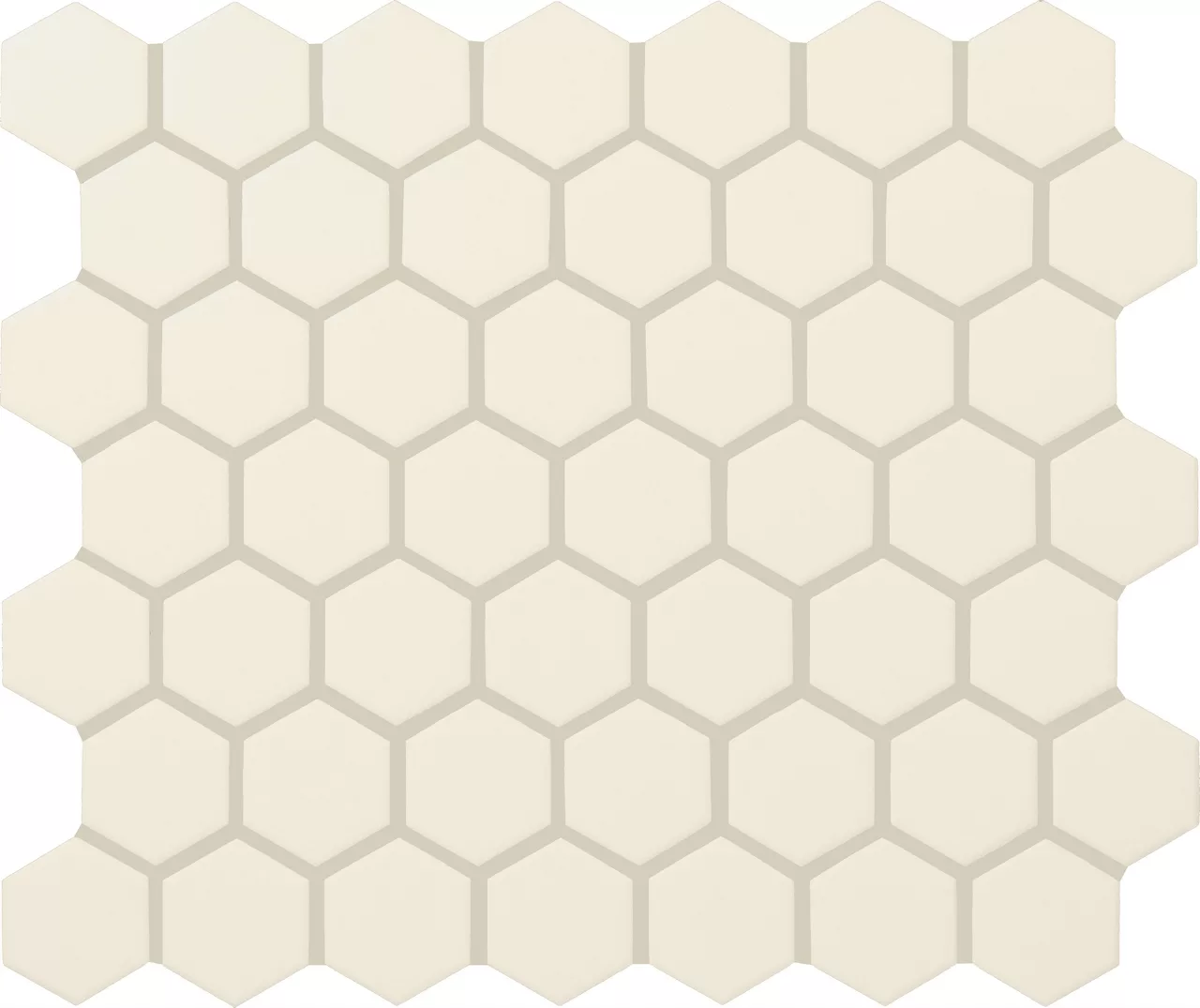 Color Wheel Mosaic Matte Biscuit Hexagon