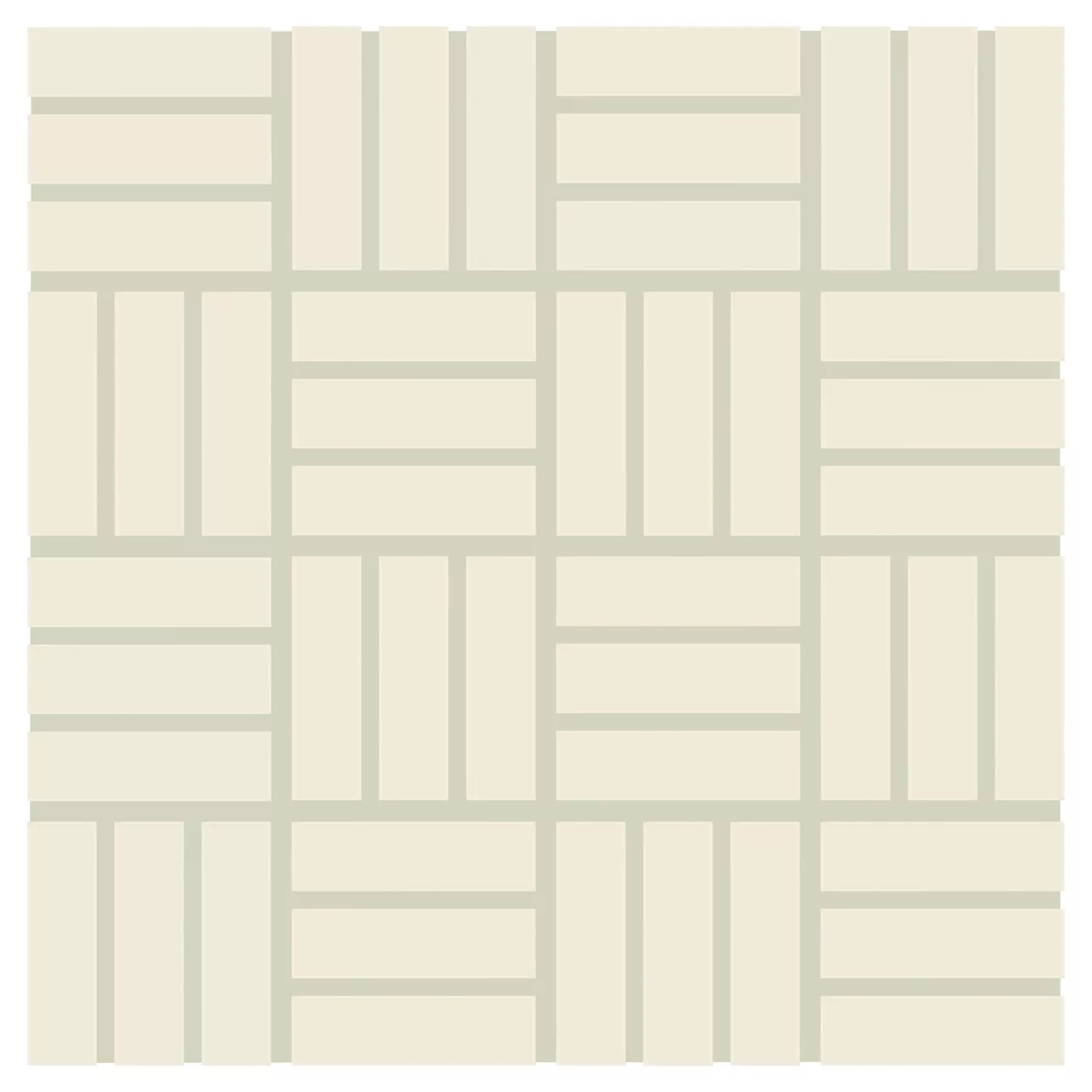 Color Wheel Mosaic Matte Biscuit Lattice Weave