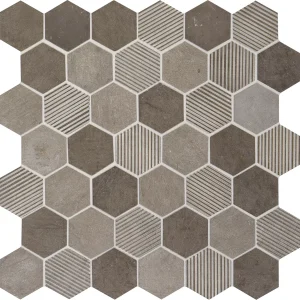 Limestone Moselle Gris Hexagon