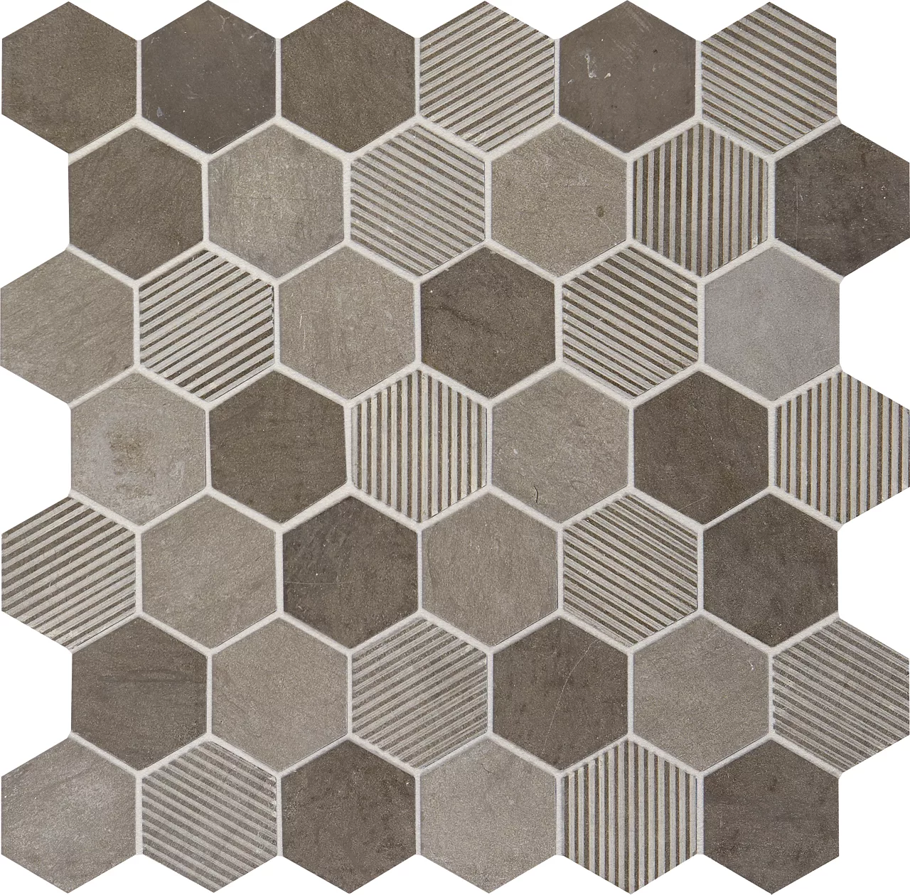 Limestone Moselle Gris Hexagon